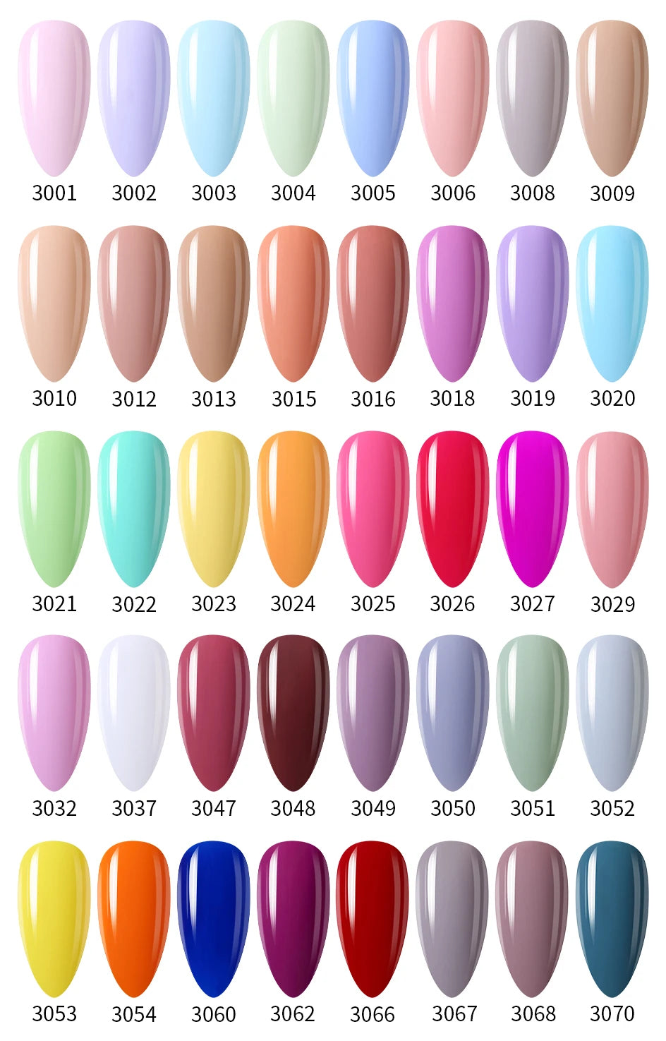 NAILCO 15ml 20pcs/Set UV Gel Nail Polish Semi Permanent Esmalte Vernis LED Gel Varnishes Soak Off Nail Art DIY All For Manicure