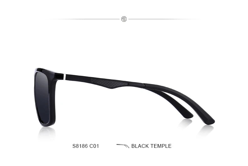 MERRYS DESIGN Herren HD Polarisierte Sonnenbrille Sport Angeln Augenschutz Aluminium Legierung Bügel UV400 Schutz S8186