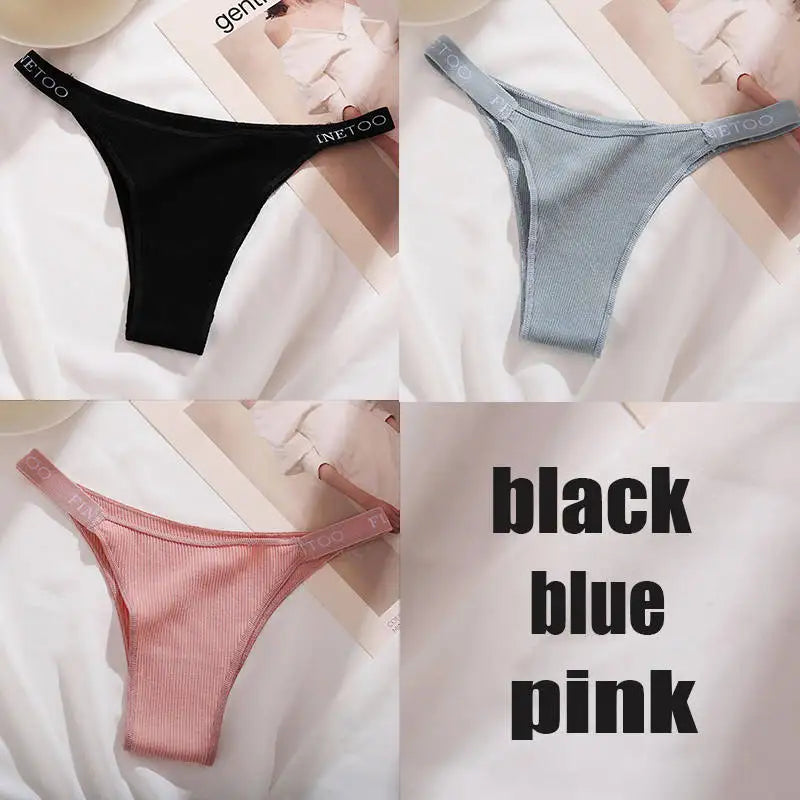 finetoo Damen Slips 2025 - 3er-Set Baumwoll-Panties einfarbig & komfortabel
