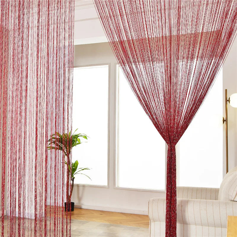 CasaLin Volant Vorhang Glänzende Quaste - 140x245cm 1-40%