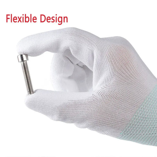 Nmsafety Antistatisch Handschuhe - 13G Nylon PU 24 St