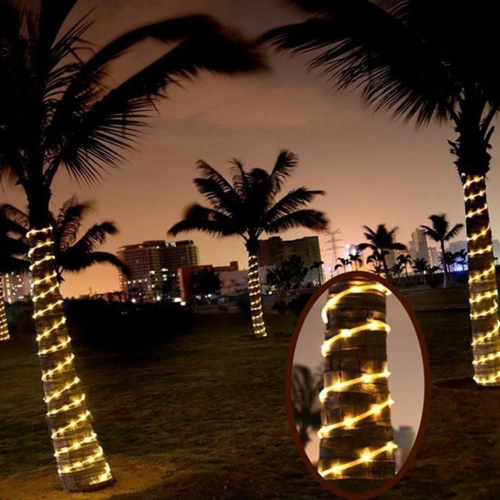 XUNATA 33 RGB Lichterkette - Länge 10/20 m, 4,5 V, IP65