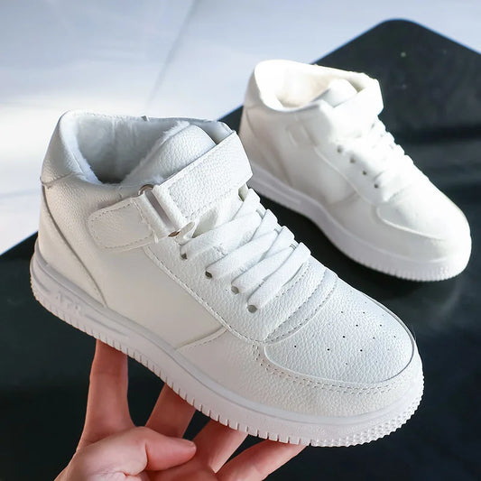 Kinderschuhe 2025: Mom Susy Baby Boy Girl Casual Shoes Child Leather - Sneakers Soft Flat High Waterproof White Black Red Kids Boot Chaussure Enfant Collection