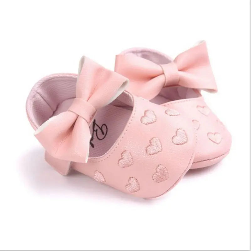 Casual Baby Schuhe 2025 - Baby Mädchen Krippe Schuhe Schleife Weiche Sohle - Erste Laufschuhe Sneakers Laufen Schuhe