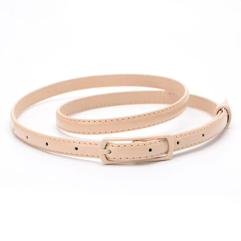 Elegant Women Belt Fashion Luxury Thin Style Adjustable Faux Leather Women Waist Belt Dress Jeans Accessories ремень женский