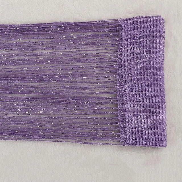 FadenVorhang Schnur glänzende Quaste - 300x290 cm, 1 Panel