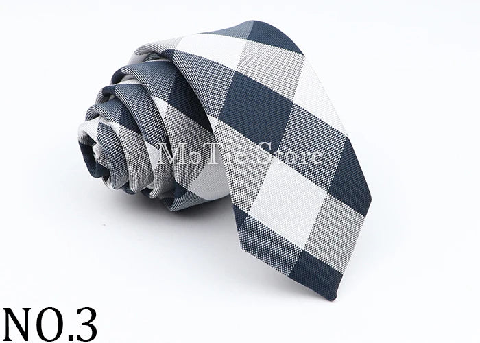 Neue Jacquard-Schottenkrawatte für Männer - Klassische 6cm-Krawatte für Hochzeit, Geschäft und Suit