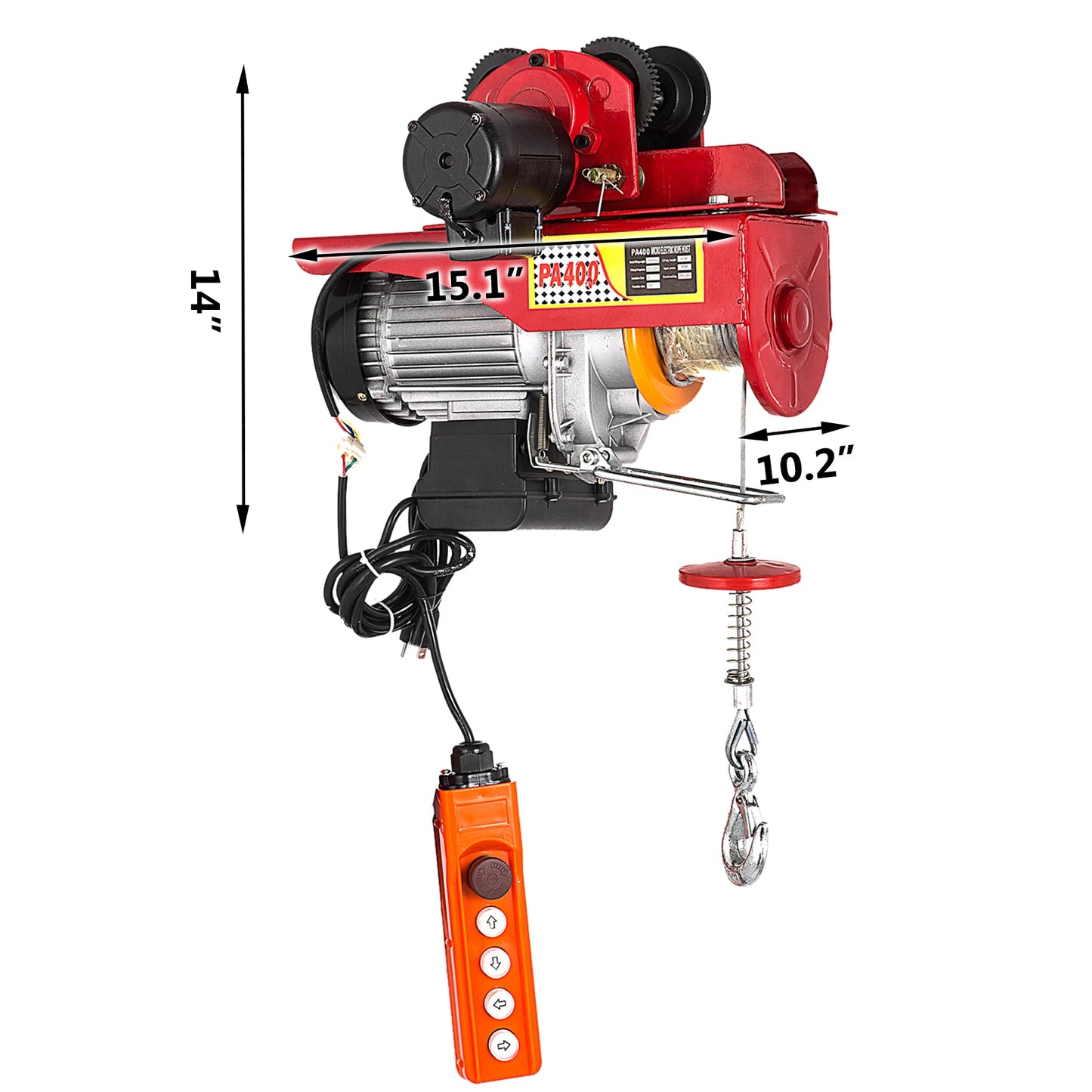 VEVOR 1700LBS/2200LBS Wired Electric Hoist Crane