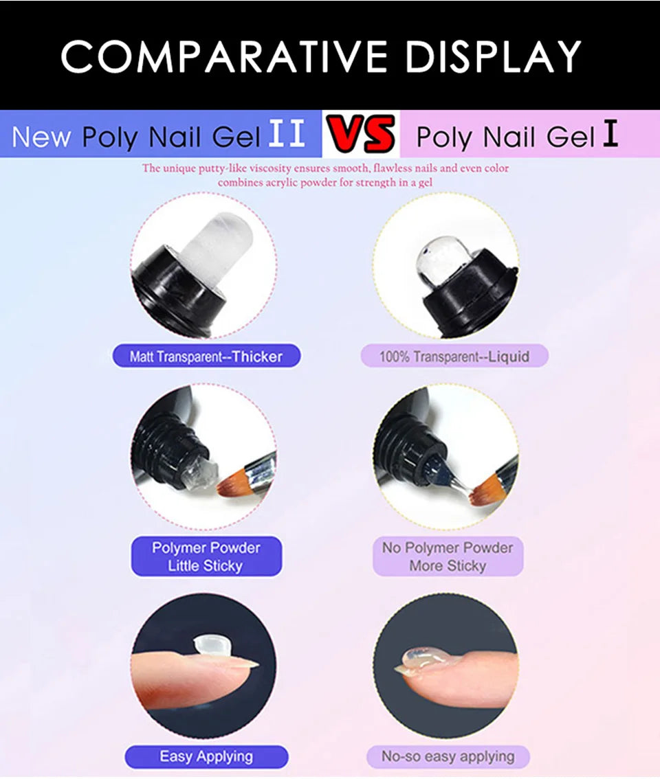 OXXI 30ml Acryl Gel Semi-permanent Poly Nail Gel Manicure Quick Easy Gel for Extension uv led Builder Varnish Acrylic Gellac New