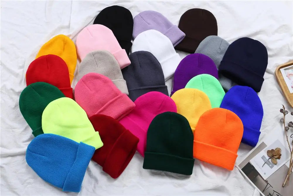 UrbanCap Skullie Warm - 25 Farben, Einheitsgröße, Elastisch