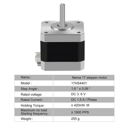 5Pcs Usongshine Nema17 Stepper Motor 17HS4401