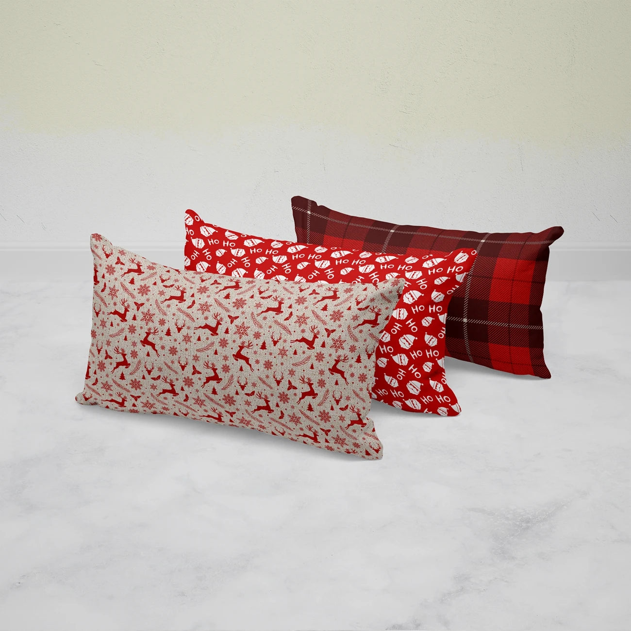 2022 Happy New Year Merry Christmas Xmas Pillow Cover 30X50 Boho Decor Decorative Pillows for Sofa Tree Red Party Decorations