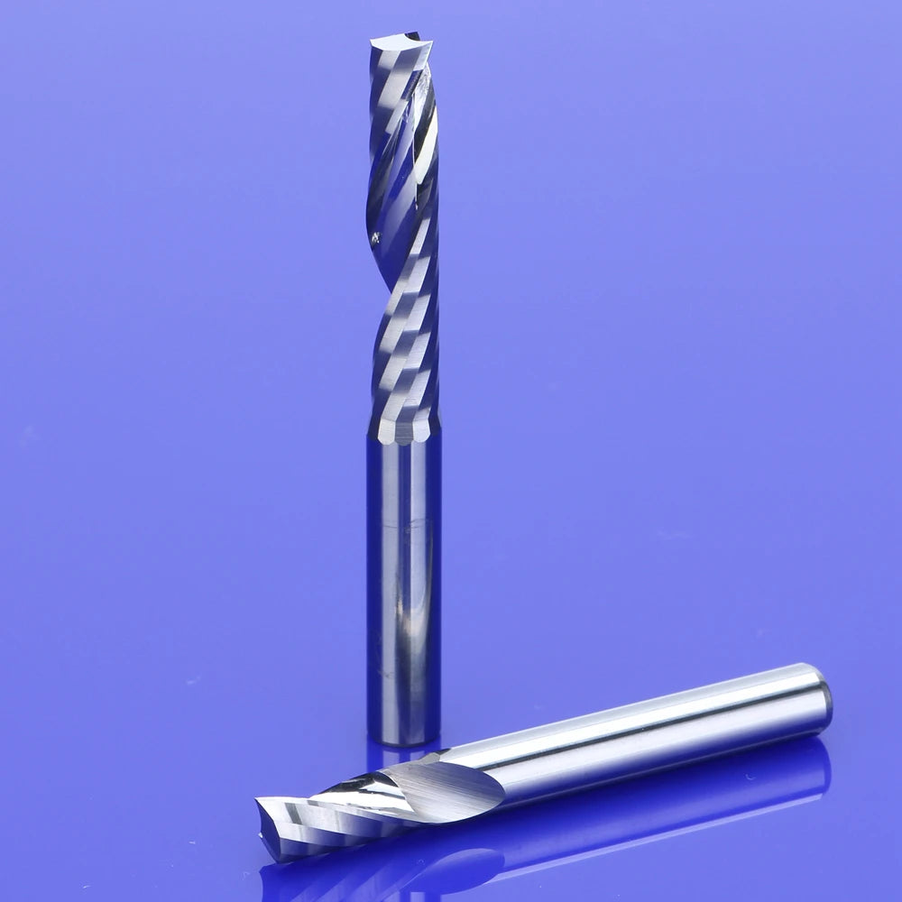 HOZLYCED Singleflute Spiralfräser - Ø3.175-8mm 38-80mm