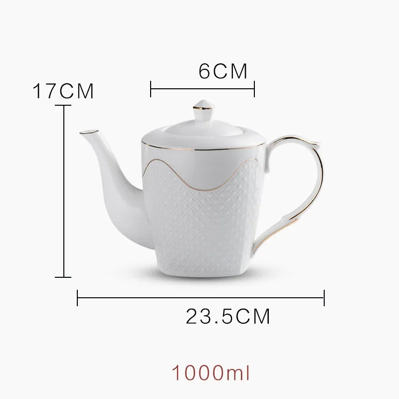 Care Porzellan Thermos Großkapazität-Kapazität 1L Mund 6cm