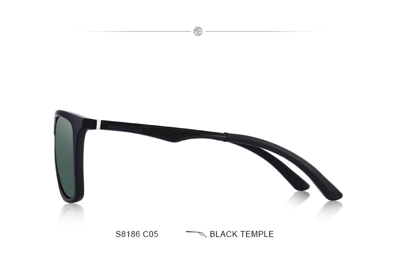 MERRYS DESIGN Herren HD Polarisierte Sonnenbrille Sport Angeln Augenschutz Aluminium Legierung Bügel UV400 Schutz S8186