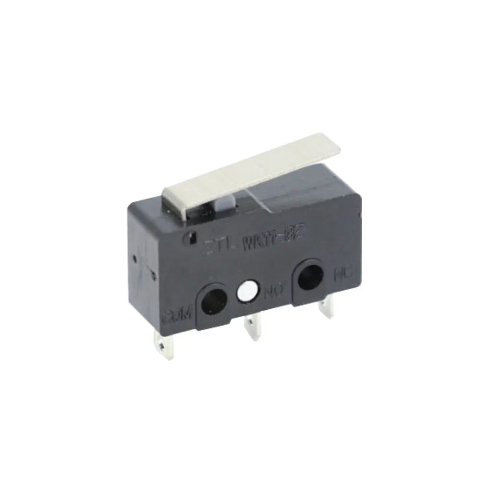 10x Mikroschalter KW11-3Z 5A 250V - Mini Endschalter NO/NC mit Rollenhebel