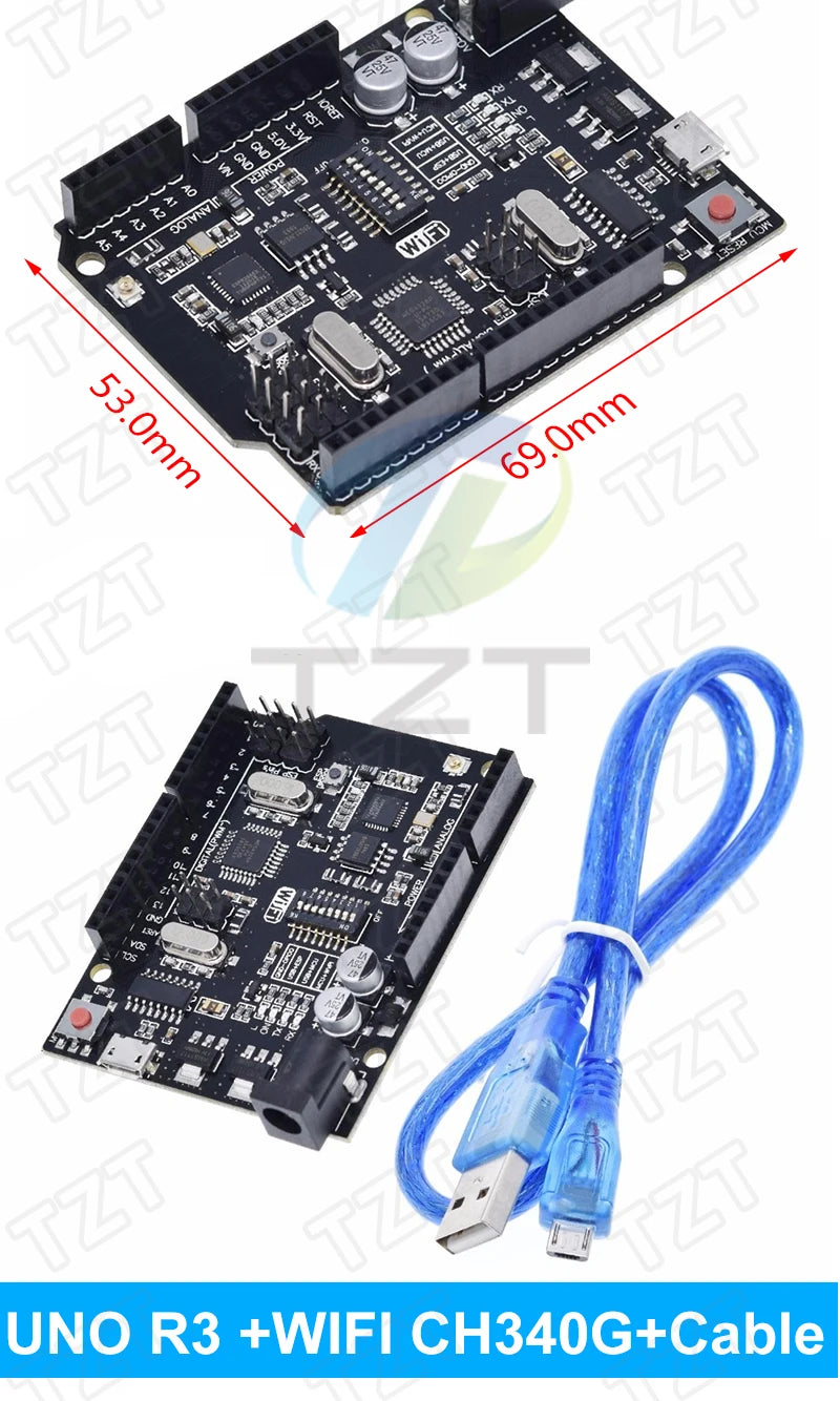 UNO R3 Entwicklung Board ATMEGA328P CH340 / ATEGA16U2 Kompatibel Für Arduino mit Kabel R3/R4 UNO Proto Shield Erweiterung Board - 7.10€ ab