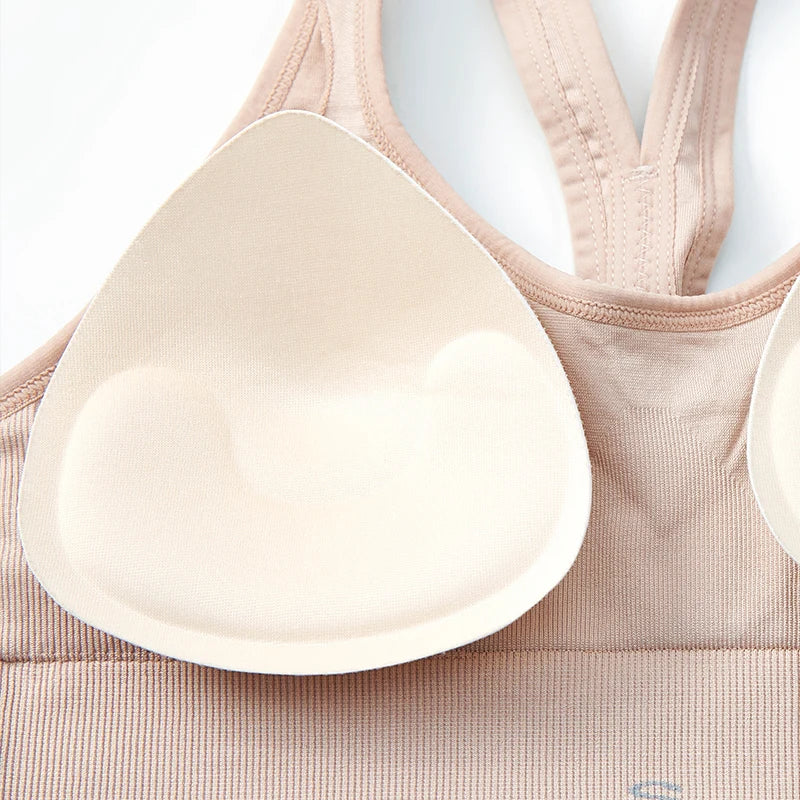 Sports Tank Tops For Women Yoga Underwear Lounge Add padded Lingerie Sleeveless Crop Top Workout Fitness Camis top