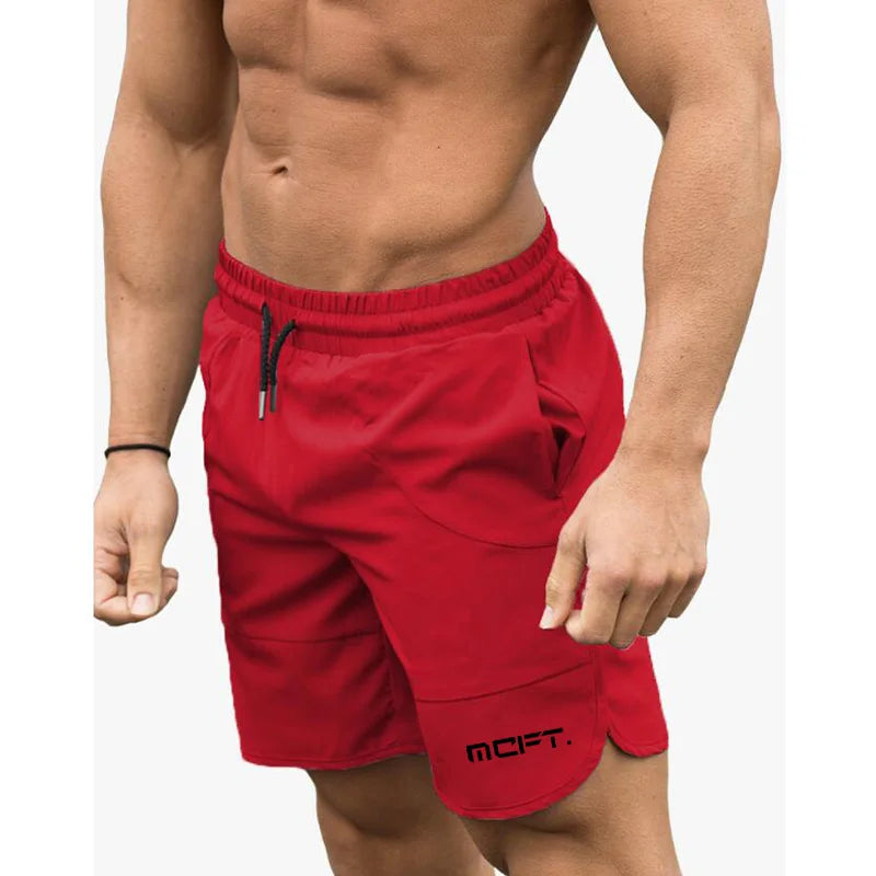 Marke Sommer Herren Slim Fit Shorts Wadenlang Fitness Bodybuilding Mode Casual Gyms Sportbekleidung Jogger Workout Kurze Hosen