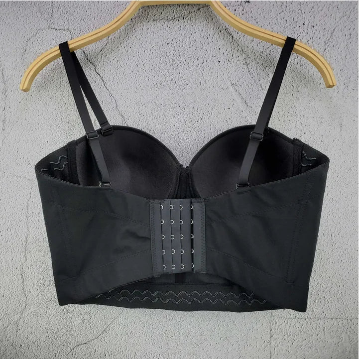Sherhure JY6635 Perlen Trägerlos - Kurz Polyester Elastisch