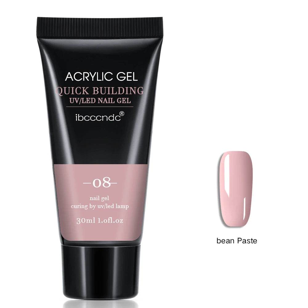 Nagel-Gel 2025: 30ml Acrylic-Hard Crystal-Clear - UV LED Collection