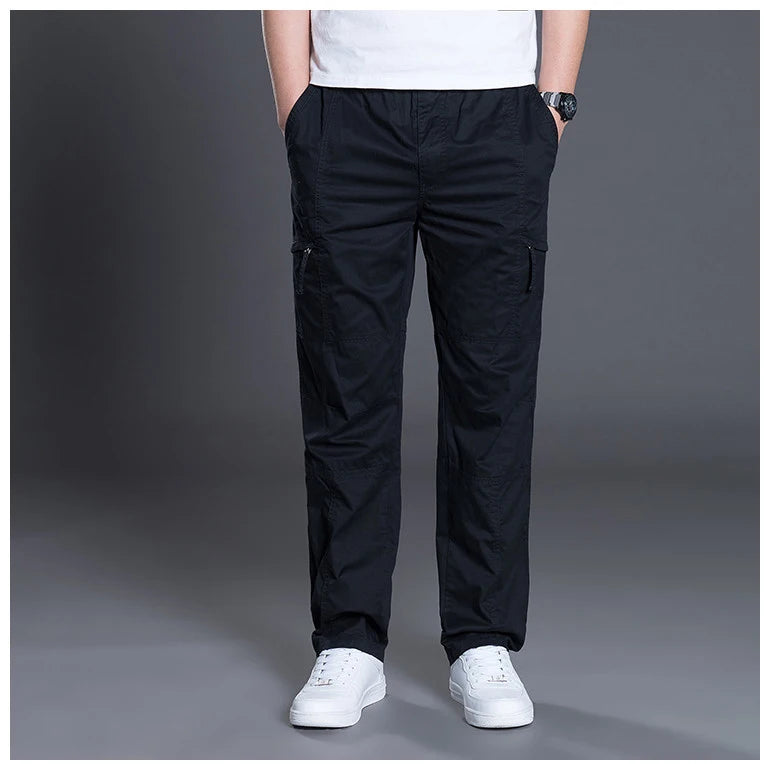 Sommer-Herbst-Moda Männer-Hose Casual-Baumwoll-Lange-Hose-Gerade-Joggers-Homme-Plus-Größe-5xl-6xl-Flache-Hose-für-Männer-Kleidung