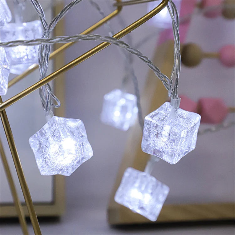 Led Ball-String-Lichterkette Warmweiß - DC 3V, 3 lm, IP20