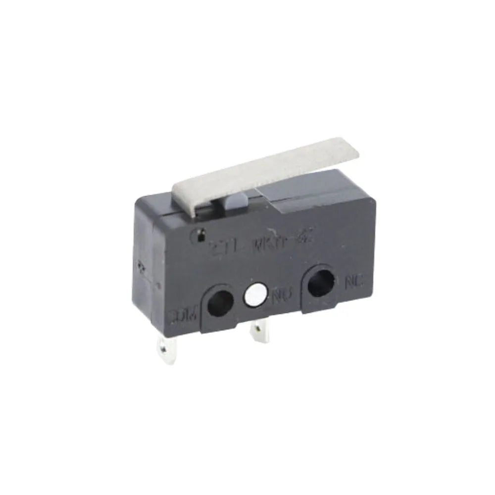 10x Mikroschalter KW11-3Z 5A 250V - Mini Endschalter NO/NC mit Rollenhebel