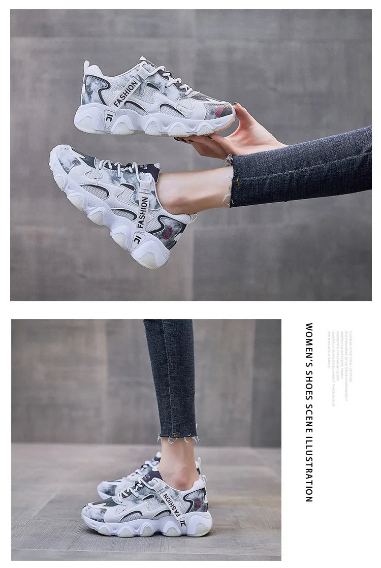 Shoes for Women  Female Shoes Luminous New Female Student Platform Sneakers Female Street Shooting BF562