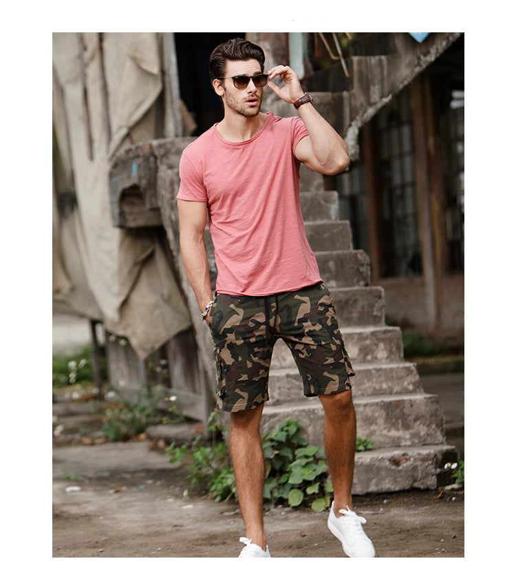 AIOPESON T-Shirt Casual Leicht - 100% Baumwolle Kurzarm
