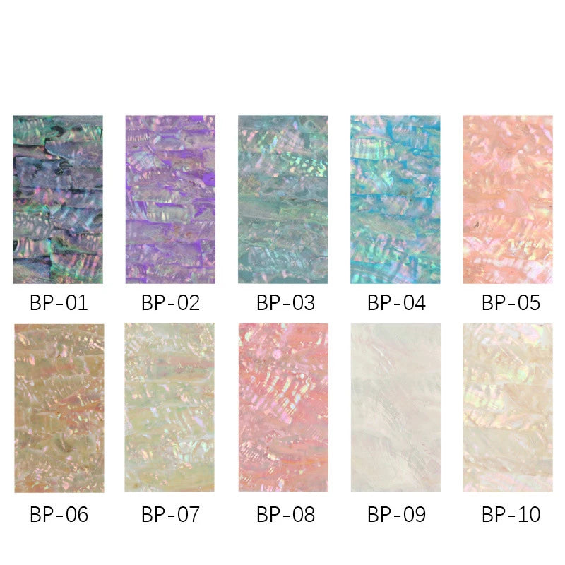 Art Lalic Abalone 3D Perlmutt - Selbstklebend 1Blatt BP01