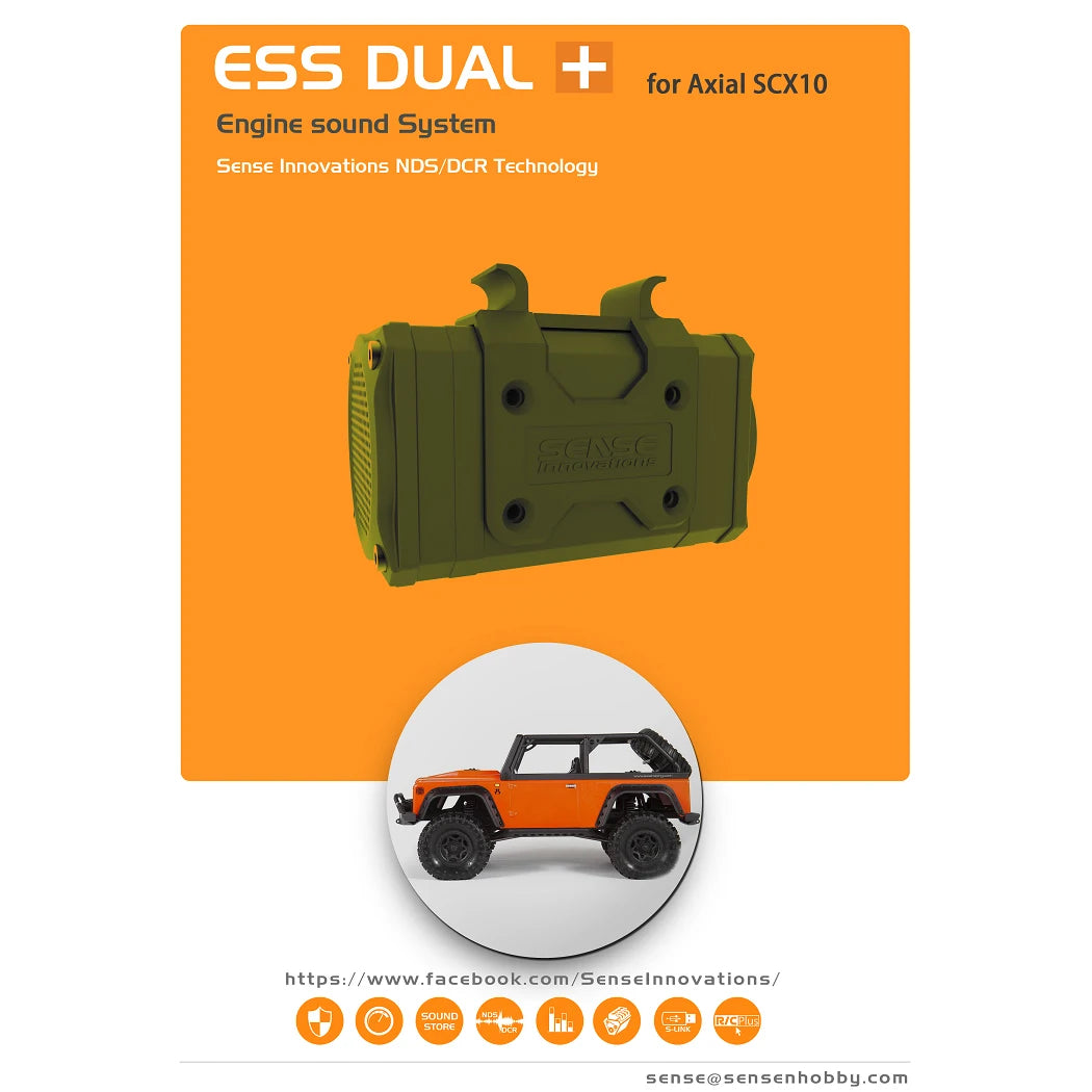 RC-Motor-Sound-Simulator 2025: SENSE ESS-DUAL 2-Speaker - Racing Modification Collection