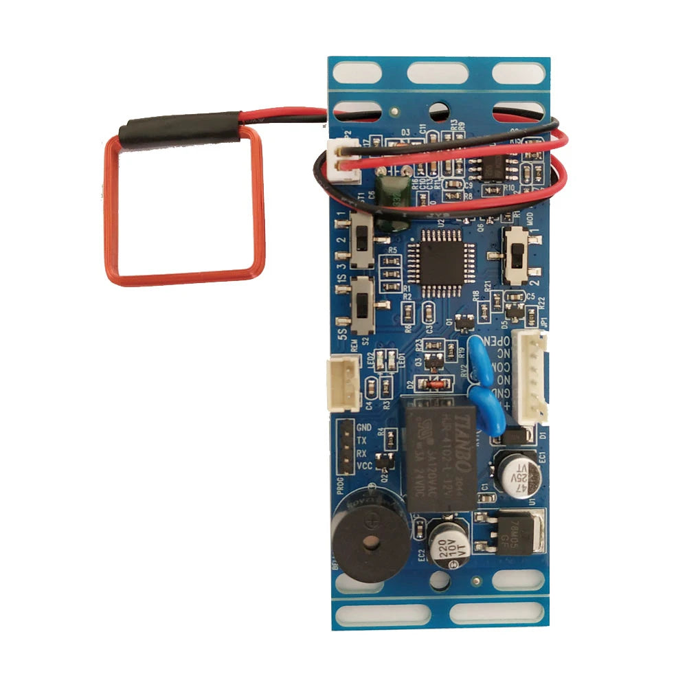 Zutrittskontrolle 2025: RFID EM/ID Embedded Door Access Control - Intercom Access Control Lift Control 2pcs Mother Card 10pcs Em Key Fob Collection