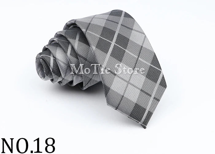 Neue Jacquard-Schottenkrawatte für Männer - Klassische 6cm-Krawatte für Hochzeit, Geschäft und Suit