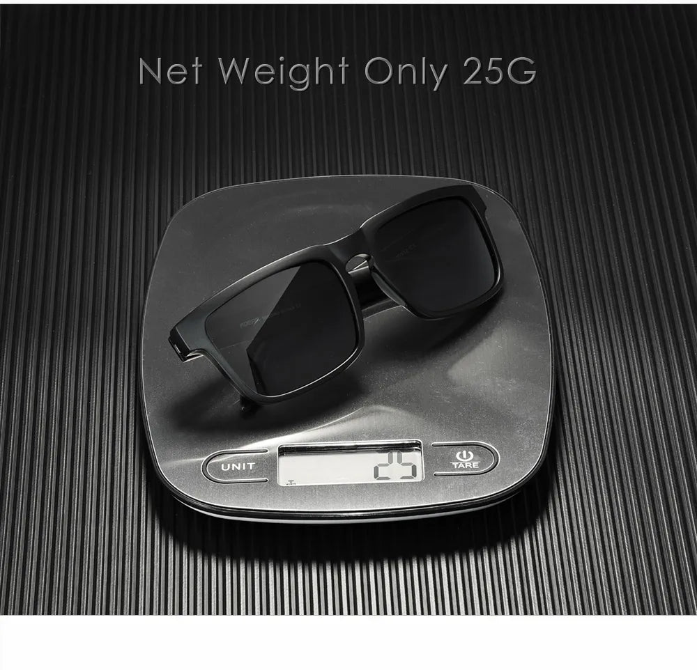 KDEAM Herren Polarisierte Sonnenbrille Quadratisch Casual Outdoor Sonnen Brille Frauen Unisex Sonnenbrille für Paare mit Neuer Verpackung