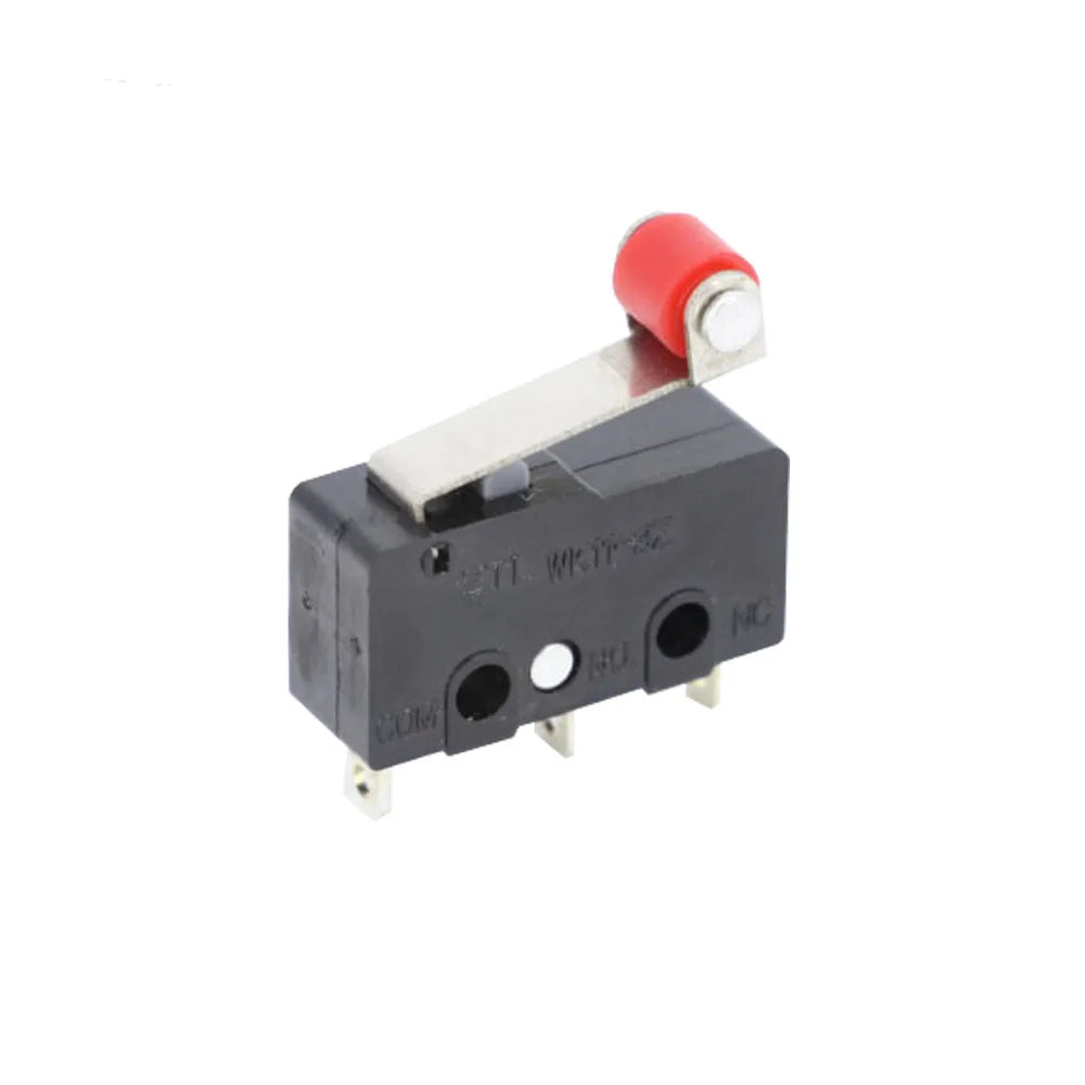 10x Mikroschalter KW11-3Z 5A 250V - Mini Endschalter NO/NC mit Rollenhebel