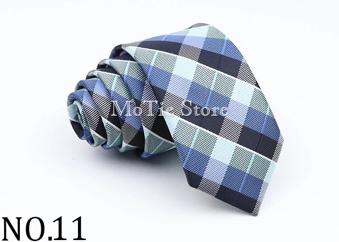 Neue Jacquard-Schottenkrawatte für Männer - Klassische 6cm-Krawatte für Hochzeit, Geschäft und Suit
