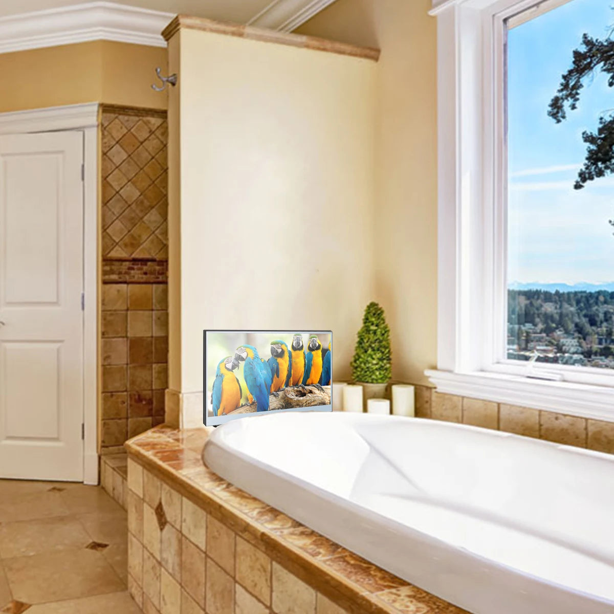 Ecran tactil Android Soulaca de 27 inchi - IP65, VESA100, 27 inchi