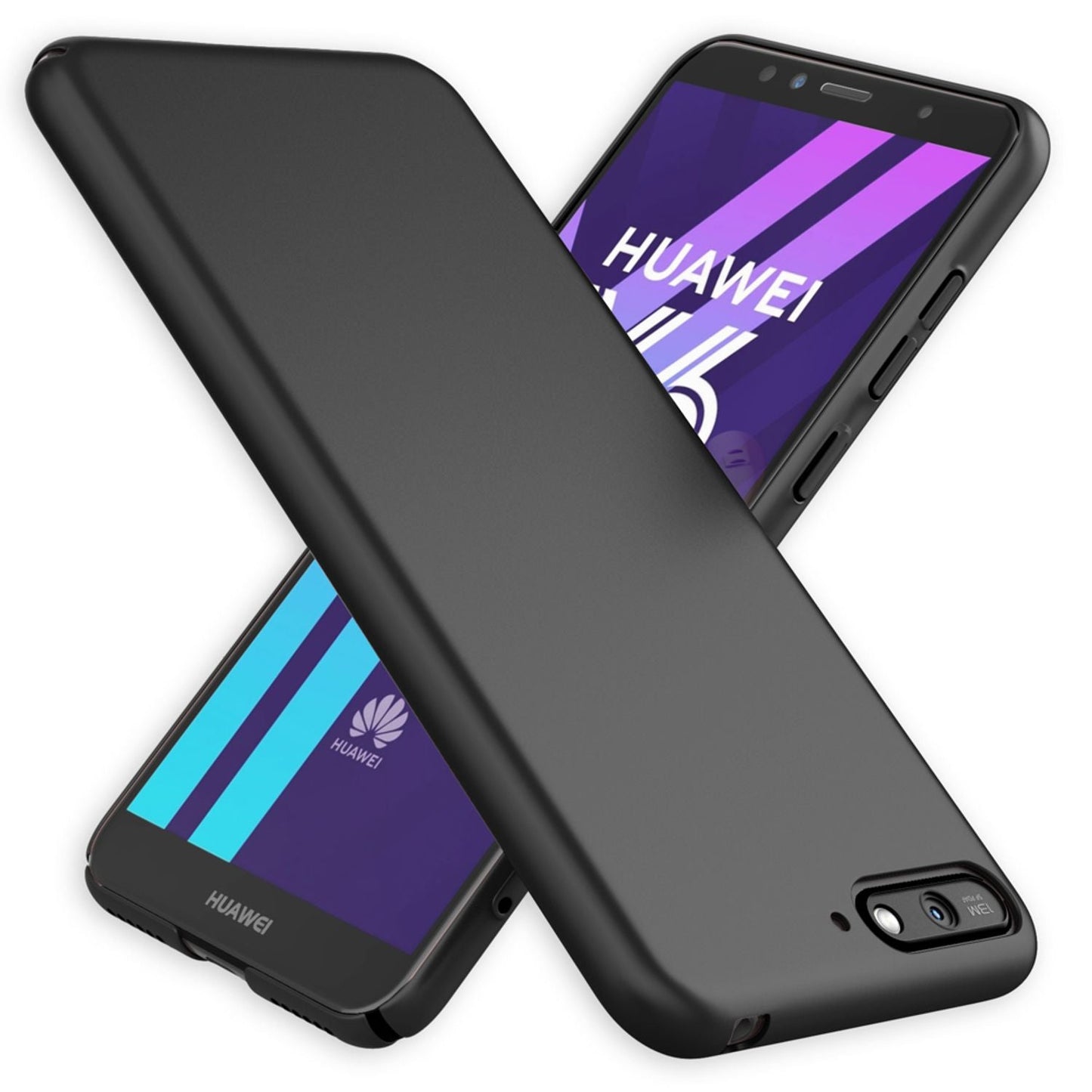 NALIA Huawei Y6 2018 Dünne Hülle - 0,5 mm Dicke Ultraleicht Kratzschutz Passgenau