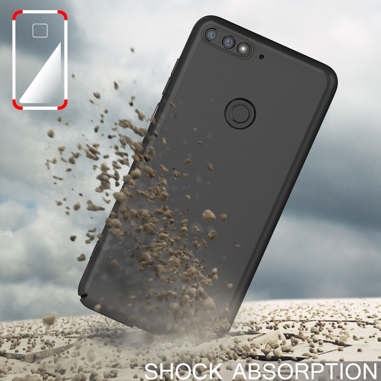 NALIA Huawei Y7 Hülle Dünne Hard Case - Dicke 0,5 mm Passgenau Schutz Vor Kratzern