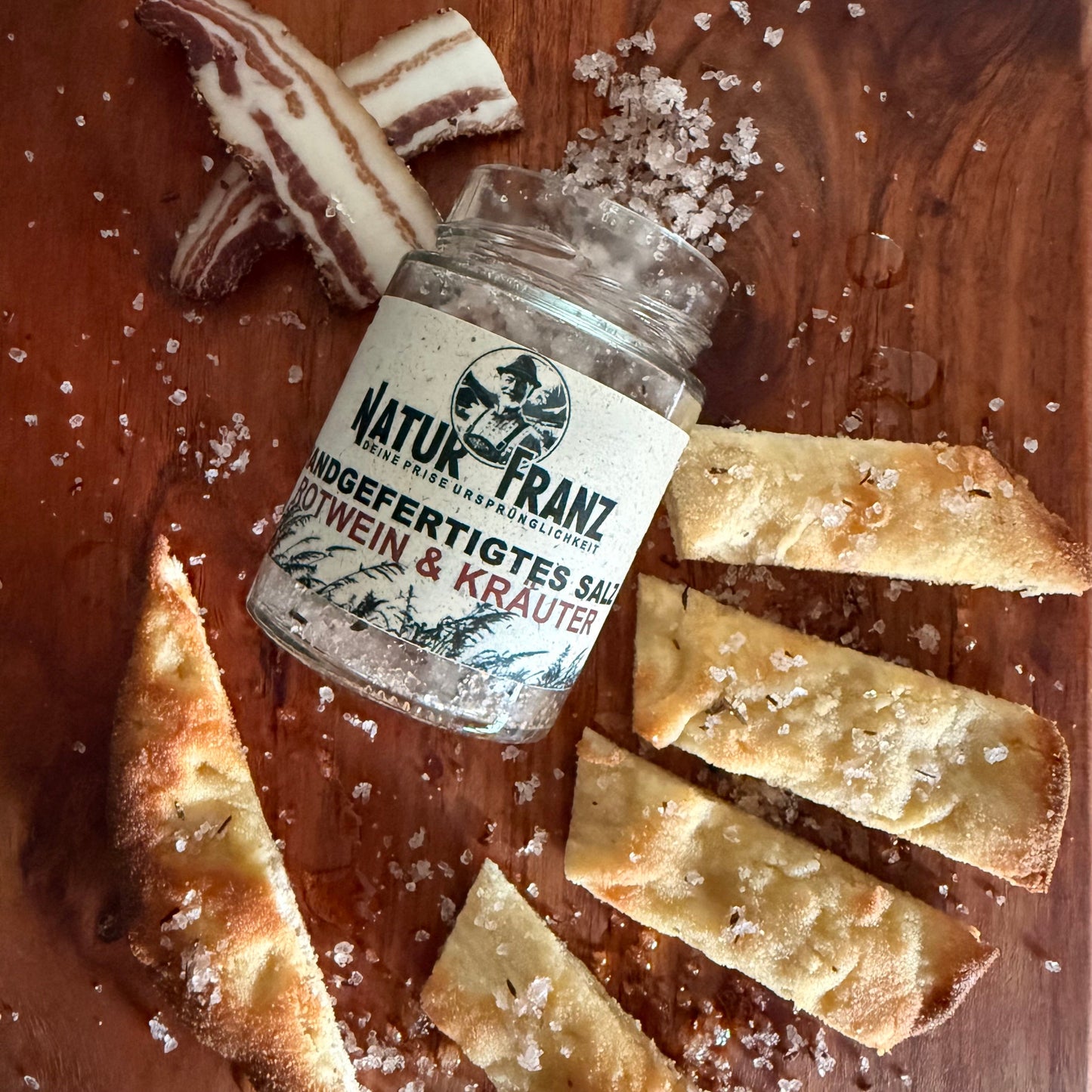 NATURFRANZ Vin roșu Ierburi Condimente Corp puternic Pentru mâncăruri la cuptor Gulas - Conținut 100 ml Concentrație Intensă Dimensiuni 6x4 cm