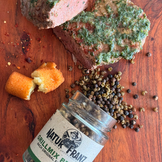 Team NATURFRANZ Grillmix Pfeffer Kräuterwürze - Kapazität 50 g, Größe 6 x 4 cm