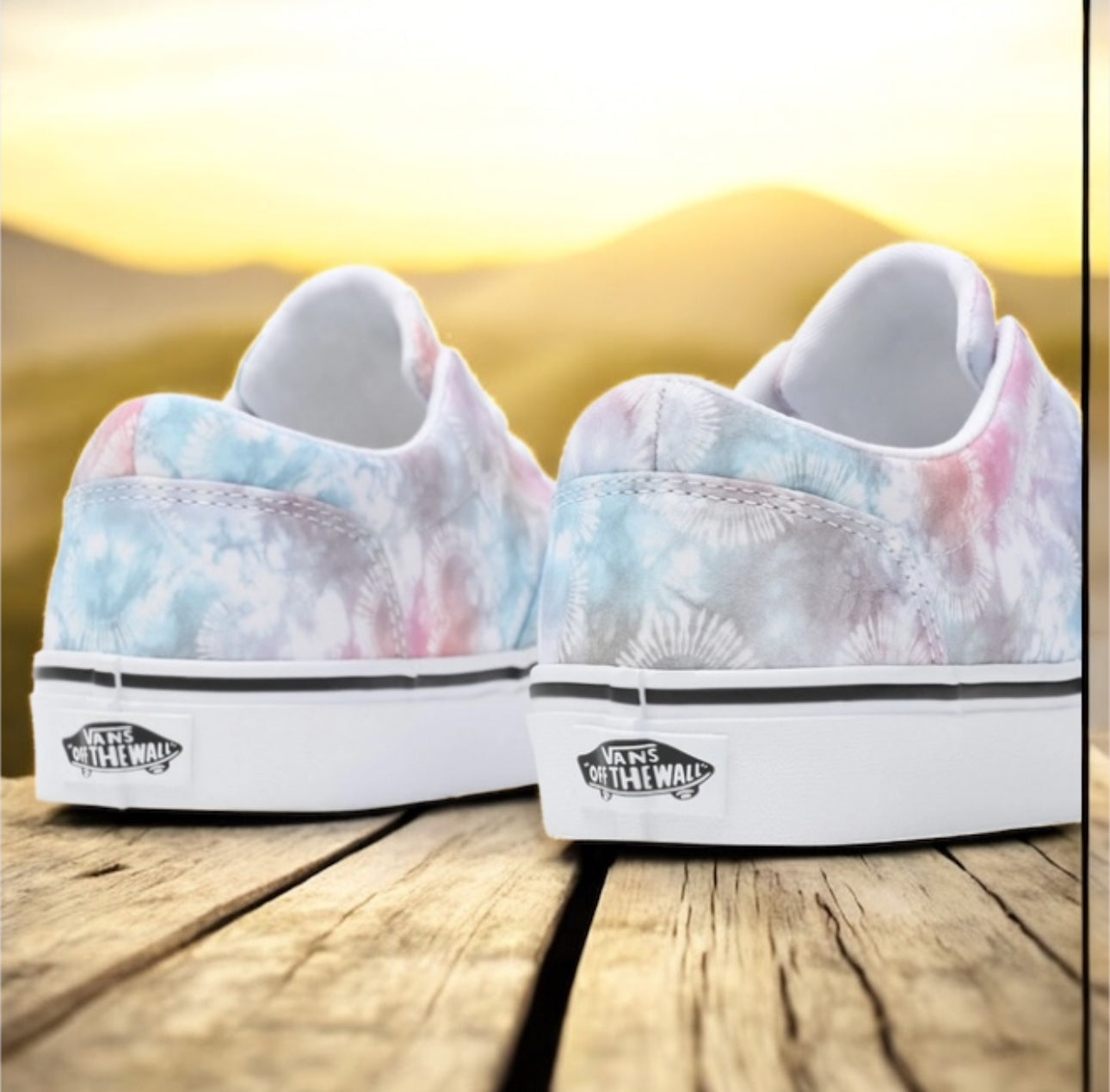 Vans Dohney Heart Tie Dye Damen Sportschuhe