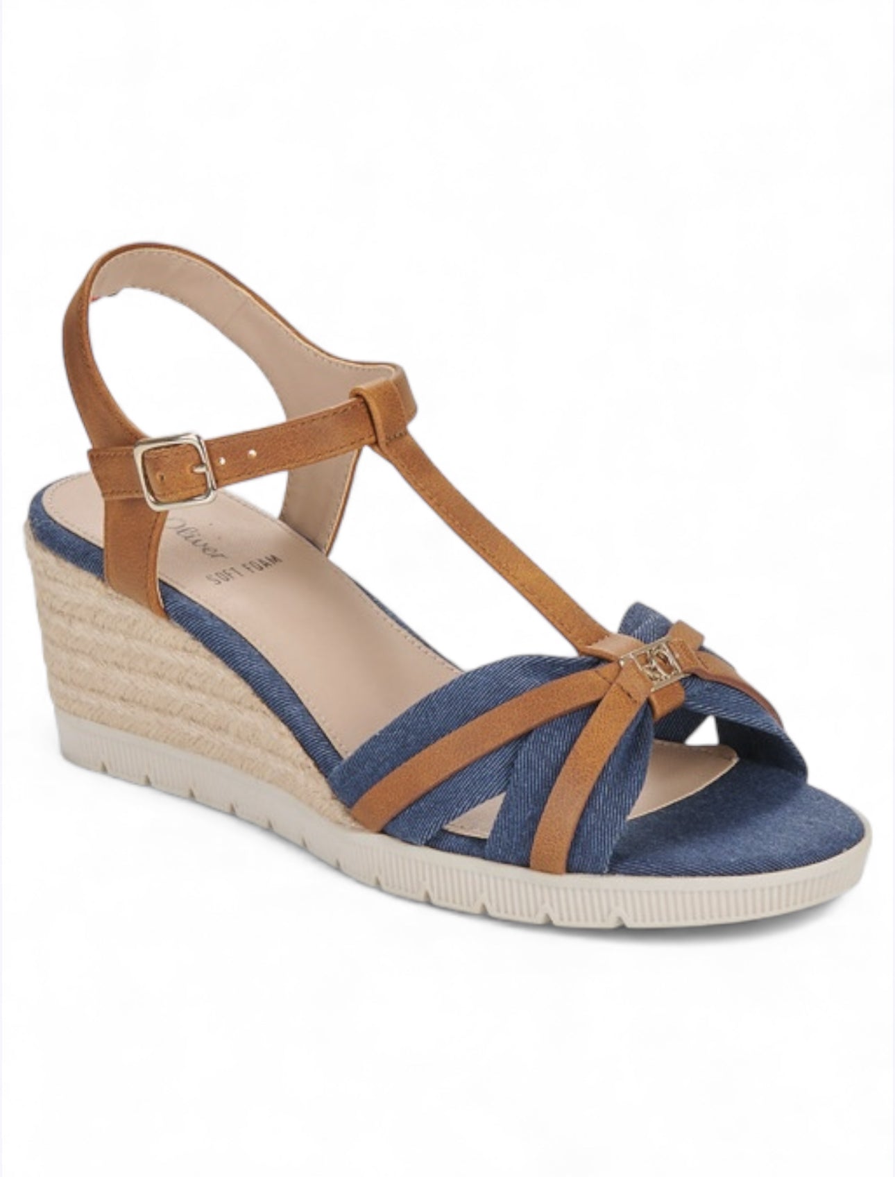 s.Oliver M2871442 Damen Sandalen mit Keilabsatz