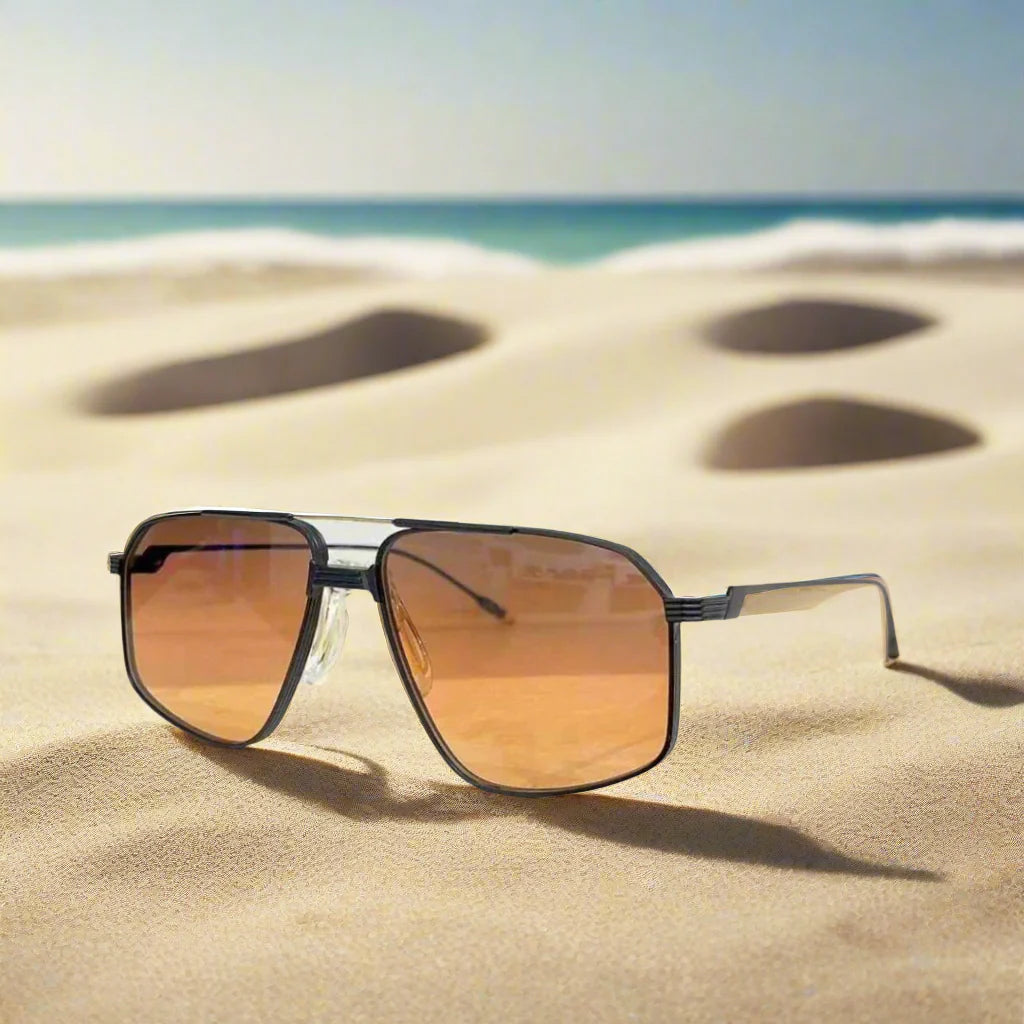 Jacques Marie Mage Jagger ultralight titanium square style sunglasses