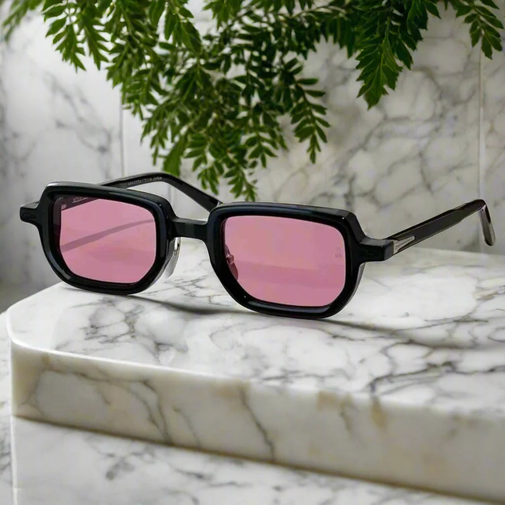 Jacques marie mage ASTAIRE vintage square sunglasses thick acetate luxury shades