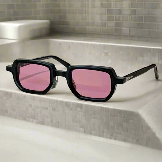 Jacques marie mage ASTAIRE vintage square sunglasses thick acetate luxury shades