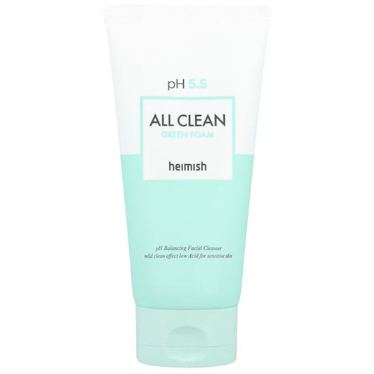 Heimish All Clean Green Foam Milde Reinigung - 150 ml, pH 5.5, Kompakte Größe