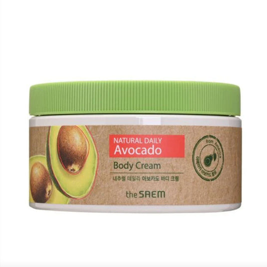 SAEM Natural Avocado Body Cream Avocado Pflege - 300 ML Avocado-Extrakt