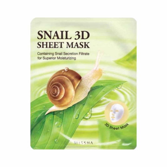 MISSHA Snail 3D Sheet Mask Feuchtigkeit - Kapazität 23 g Größe Standard